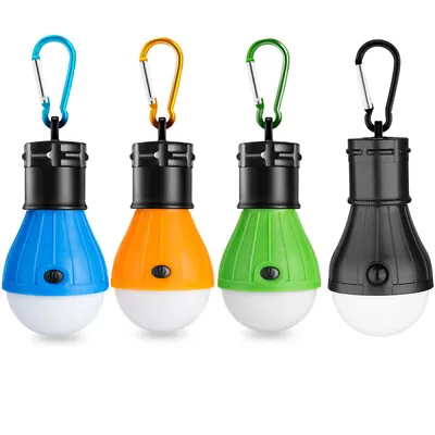 $9.39 • Buy 4PC LED Camping Tent Light Bulb Portable Outdoor Hanging Fishing Lantern