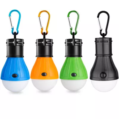 $9.39 • Buy 4PC LED Camping Tent Light Bulb Portable Outdoor Hanging Fishing Lantern