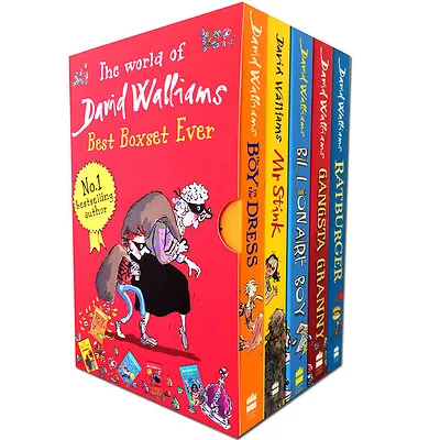 The World Of David Walliams Best Boxset Ever 5 Books Collection Set Ratburger • £14.49