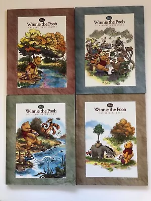 Set Of 4 DISNEY Winnie The Pooh Kohl's Cares Nature Children's Books Hardback • $10