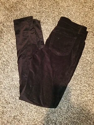 J Brand Super Skinny Jeans Black Silver 26 • $14.99