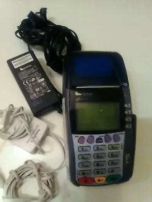 Verifone Omni 3750 Credit Card Terminal Wiyh Chip Reader • $15.20