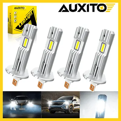 4x H1 LED Conversion Kit High Headlight Bulbs Low Beam 100W 6500K Super White • $43.99