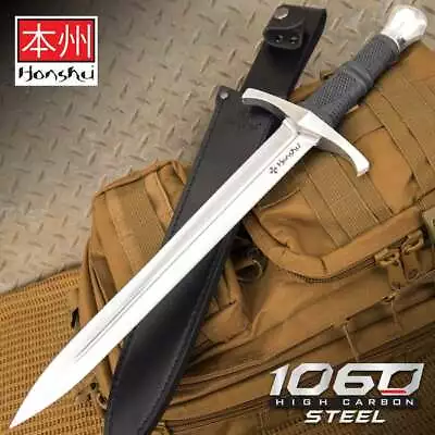 19  Honshu Crusader Fixed Blade Sword Medieval *No Ship To MA & NJ* • $89.99