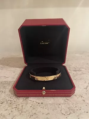 18k Cartier LOVE Cuff Bracelet Size 20 • $7000