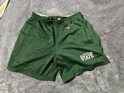 Michigan State Spartans Champion Green Mesh Shorts Mens Size Large • $10.99