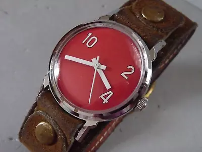 Vantage Dr Pepper Watch Standard Time 17 Jewels Rare Vintage Mid Century Watch • $425