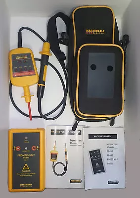 Martindale Proving Unit PD440 And Voltage Tester VI-13700/2 • £70