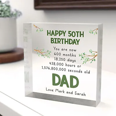 40th 50th 60th 70th Birthday Gifts For Dad Him Men Grandad Uncle Personalised • £9.99