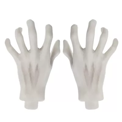 £9.57 • Buy Plastic Life Size Hands Skeleton Hands Halloween Scary Decoration