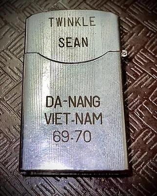 VIETNAM WAR 1969-70 Zenith PERSONALIZED  Windproof Pipe & Cigarette Lighter*Read • $74.55