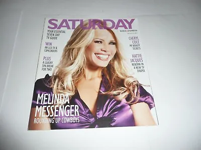 Daily Express - Saturday Magazine (15/1/11) - Melinda Messenger Cover • £7.50