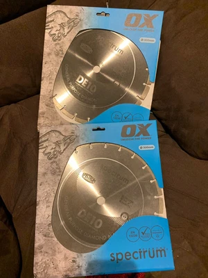 £15.99 • Buy Ox Spectrum DE10 Standard General Purpose Diamond Blade 300mm