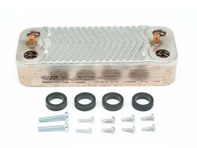 Ideal Isar HE24 Evo HE C22/24 Plate Heat Exchanger Kit 173544 Wolseley 407233 • £29.99