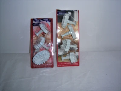 £5.50 • Buy Set Of 4 LEAF SHAPED PLUNGER CUTTERS & Set Of 3 VEINED FLOWER PLUNGER CUTTERS