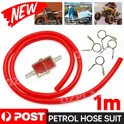 1M Fuel Line 5MM Petrol Hose Suit Pit Trail Dirt Quad Bike ATV Motorcycle RED • $7.45