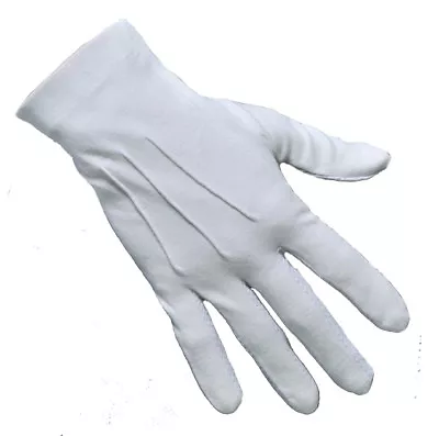 £5.99 • Buy Masonic White Gloves Mickey Mouse Mime Santa Suit Fancy Dress Costume
