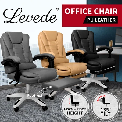 $159.99 • Buy Levede Gaming Chair Office Sturdy Recliner Racing Computer U Executive Footrest