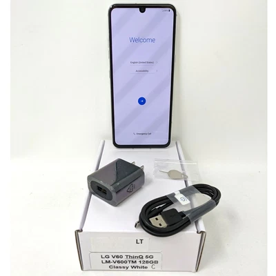 $189.95 • Buy Grade C LG V60 ThinQ 5G 128GB LM-V600TM T-Mobile Only 6.8 In 8GB RAM Smartphone