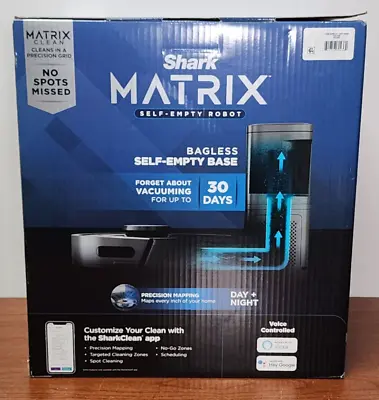 $259.95 • Buy Shark RV2300S Matrix Self-Empty XL Robot Vacuum NEW IN BOX!