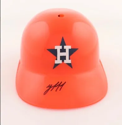 Yordan Alvarez Signed Houston Astros Batting Helmet (JSA) • $189