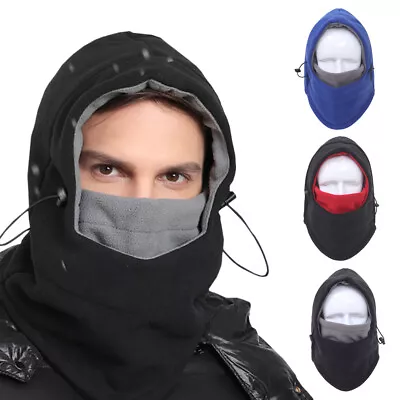 Windproof Winter Warm Balaclava Ski Full Face Mask Fleece Neck For Cold Weather • $6.99