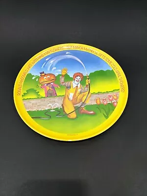 1977 Ronald McDonald Multicolor Melamine 10-in Plate Vintage • $14.95