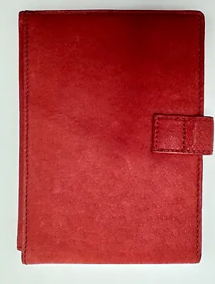 SADDLER Men's Real Leather Bifold Wallet - Soft Leather - Red ~ VGC • £8.98