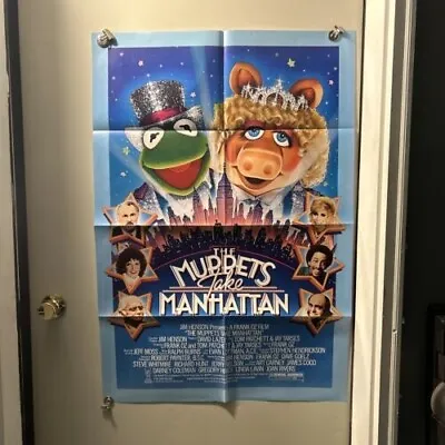 Muppets Take Manhattan Movie Poster Original One Sheet Movie Poster Folded • $32.99