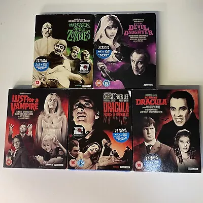 Hammer Horror Blu Ray Bundle Collection Lot (Dracula Zombies Vampire) • £31.66