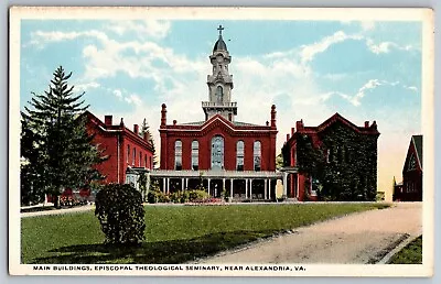 Alexandria VA - Episcopal Theological Seminary Main Bldg. - Vintage Postcard • $7.64