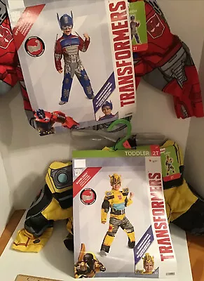 $15.89 • Buy Disguise Transformers Toddler 2T OR 3T-4T Optimus Prime Or BumbleBee Costume