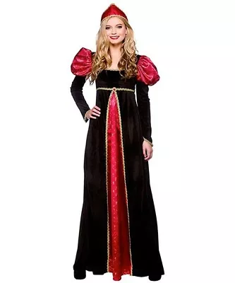 Ladies Medieval Queen Fancy Dress Costume Size 6-8 • £14.95