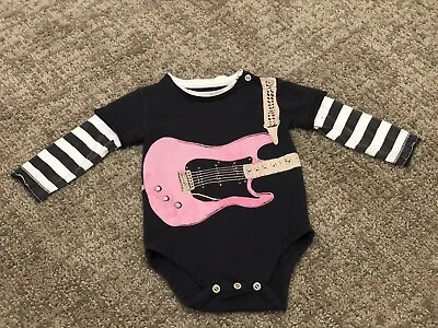 Mini Shatsu Pink Guitar One Piece Size 0-3 Month • $19