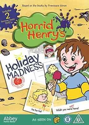 Horrid Henry's Holiday Madness Double DVD Pack - DVD  PYVG The Cheap Fast Free • £3.49