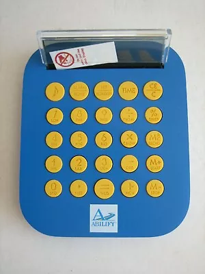 £7.99 • Buy Tilt Display Jumbo Desktop Calculator Big Button School Office Desk Paper Weight