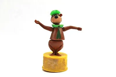 Vintage YOGI BEAR Hanna Barbera Kohner Push Button Puppet Toy Hong Kong • $32