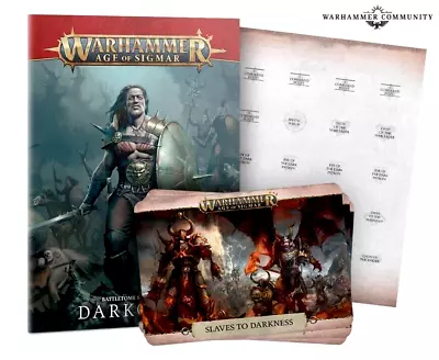 Slaves To Darkness Darkoath Army BATTLETOME Tokens Cards Rules PRESALE Ships 5/4 • $43.97