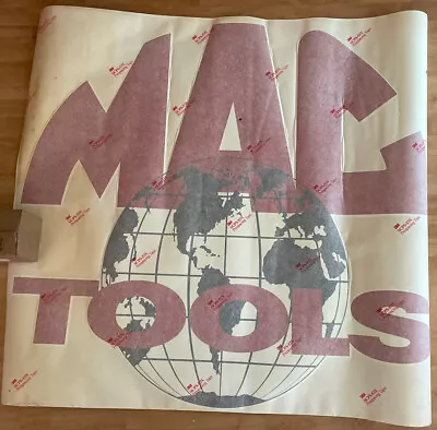 Large Vintage Mac Tools 3M Decal For Garage Or Shop • $89