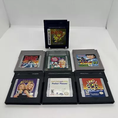 Nintendo Gameboy GBC Game Lot (7 Games) TESTED JPN Pokemon Temco Radar Uno • $25.49