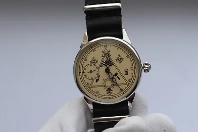 Watch Vintage Molnija Masonic Watch Limited Edition USSR Cal.3602 • $180