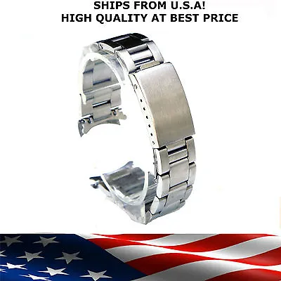 $26 • Buy 20mm Heavy Oyster Stainless Steel Watch Bracelet Band DATE For Rolex