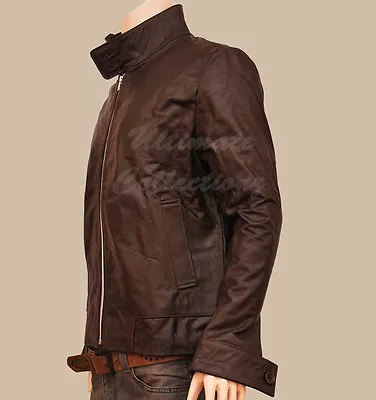 $59.99 • Buy X Men 1st Class Magneto Brown Leather Jacket BNWT