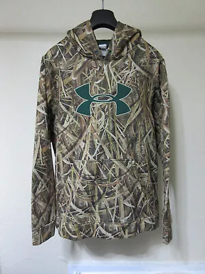 UNDER AMOUR Tan Camo Camouflage Real Tree Pullover Hoodie - Large • $12