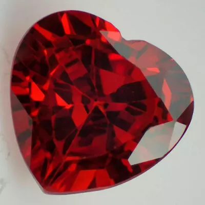 CZ Heart Shaped Loose Stones  4 - 5mm White Red Blue Sapphire Green Best Quality • $9