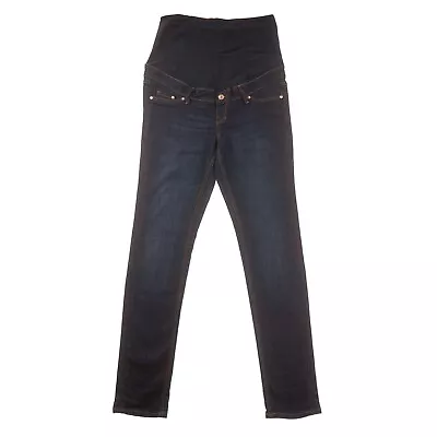 H&M Maternity Skinny Blue Jeans Womens 10 Dark Blue • $17.99