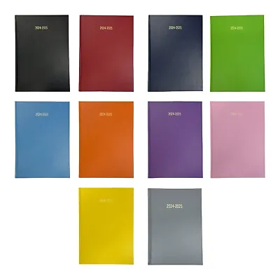 Academic Diary 2024-2025 School Year A5 A4 Day A Page & Week To View Hardback • £4.69