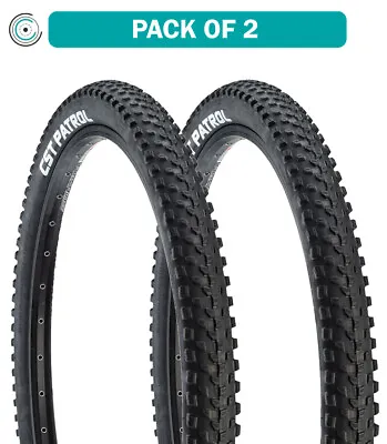 Pack Of 2 CST Patrol Tire 26 X 2.25 Clincher Wire Black 27tpi Mountain Bike • $50.65
