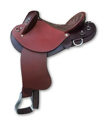 SALE Bushman Ll Swinging Fender Leather Hybrid Stock Saddle SALE • $650