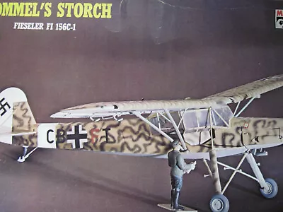 Hasegawa  Minicraft   1/32  Rommel's  Storch Fieseler FI  Aircraft  Model  Kit • $19.99